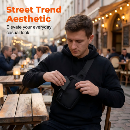 Lekka, wodoodporna męska torba na ramię – modna i praktyczna 💼✨