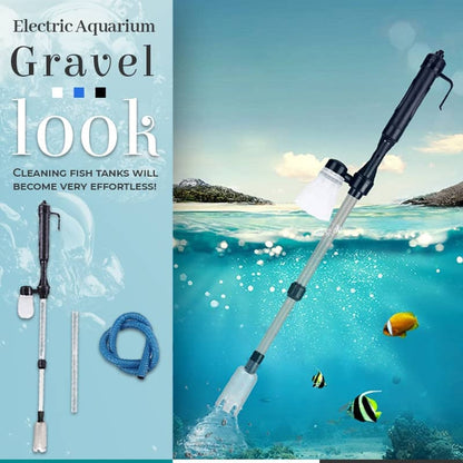 🐠Elektryczny czyszczacz do żwiru akwariowego – zasilany baterią, z regulowaną długością, łatwy w obsłudze – nadaje się do każdego akwarium 🧹🐟