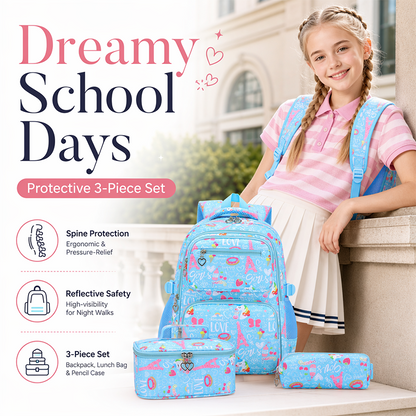 🎒✨Urocza tornister dla dziewczynek z wieloma kieszeniami🦄