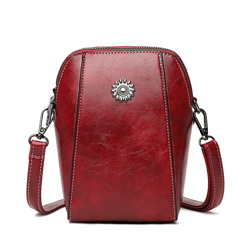 👛LAST DAY SALE 49% OFF🍂 Women Handmade Leather Crossbody Phone Bag – Lightweight Small Purse for Essentials, Fits Phone, Cards & Keys 🛍️✨