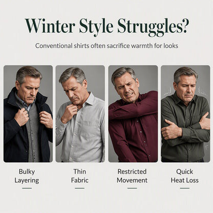 🔥High-Density Fleece, Heat-Locking Warmth – Men's Winter Thermal Top, Soft & Cozy ✨