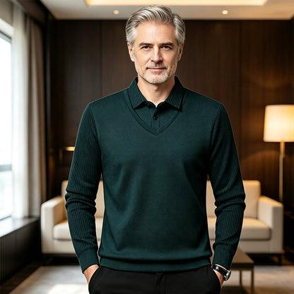 🔥High-Density Fleece, Heat-Locking Warmth – Men's Winter Thermal Top, Soft & Cozy ✨