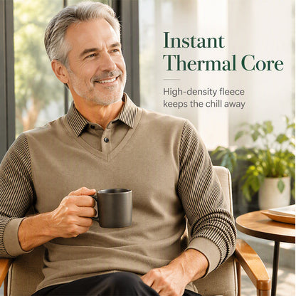 🔥High-Density Fleece, Heat-Locking Warmth – Men's Winter Thermal Top, Soft & Cozy ✨