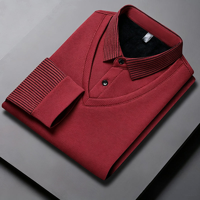 🔥High-Density Fleece, Heat-Locking Warmth – Men's Winter Thermal Top, Soft & Cozy ✨