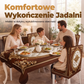🌿 Obrusy i pokrowce na krzesła z wzorem imitującym drewno w stylu retro — idealnie pasują do eleganckich jadalni w stylu rustykalnym i europejskim