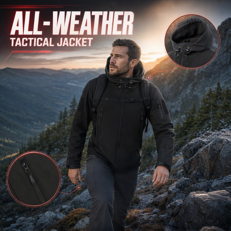 🔥 SALE 50% OFF💥 Men's Waterproof Insulated Outdoor Jacket💦 Built for Wind & Rain