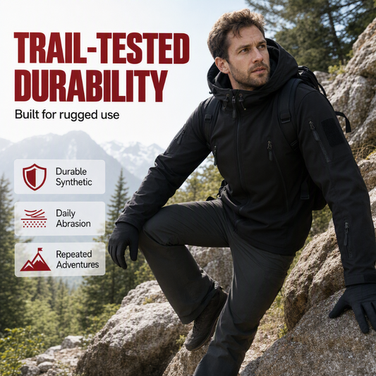 🔥 SALE 50% OFF💥 Men's Waterproof Insulated Outdoor Jacket💦 Built for Wind & Rain