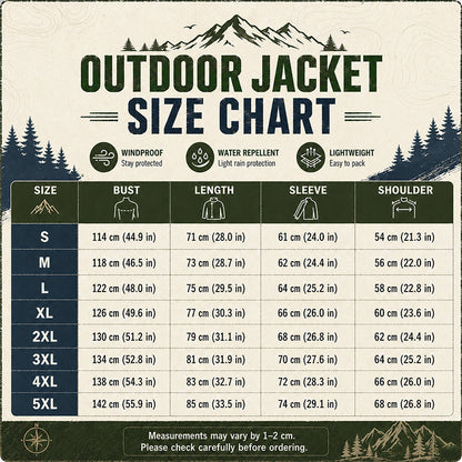 🔥 SALE 50% OFF💥 Men's Waterproof Insulated Outdoor Jacket💦 Built for Wind & Rain