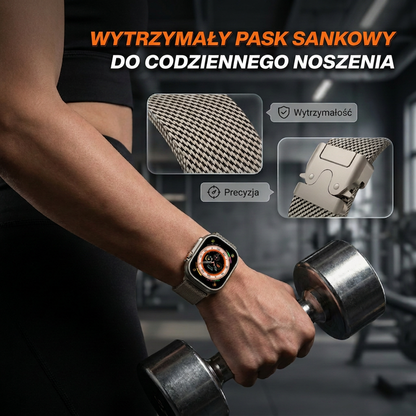 ⌚Pasek z siatki ze stali nierdzewnej – do Apple Watch
