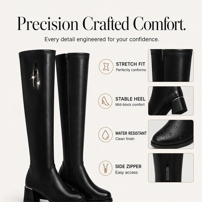 👢Women's Warm Elastic Over-the-Knee Boots ✨