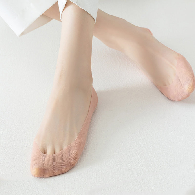 Women's Ultra-Invisible Sheer Mesh Low-Cut Boat Socks-6