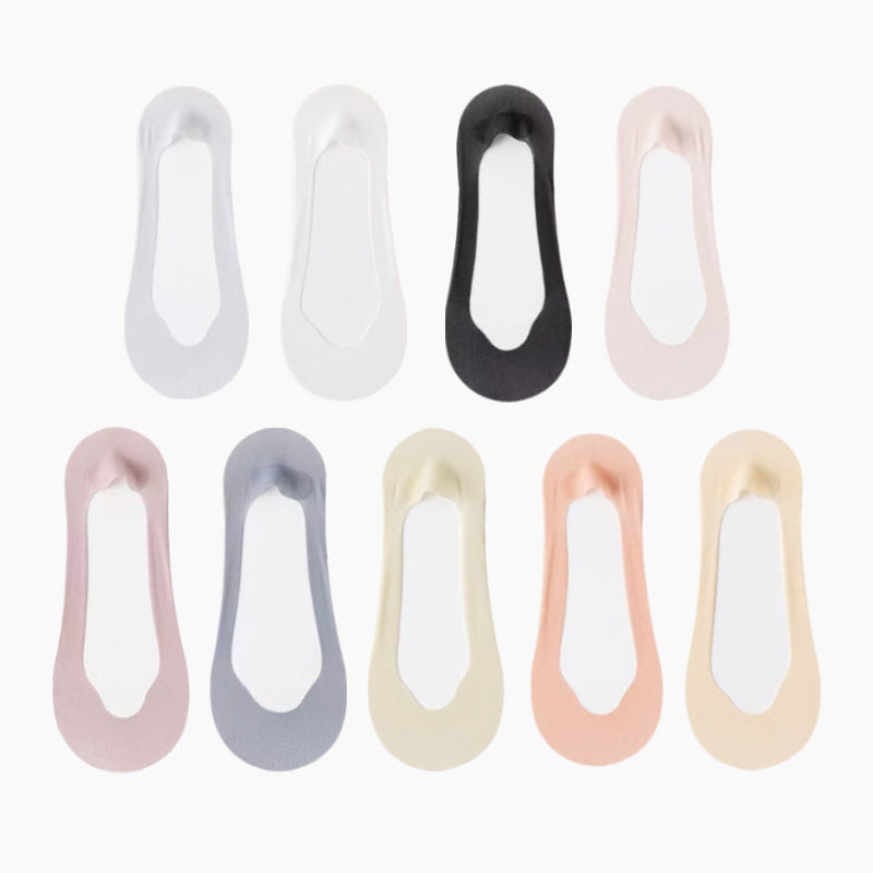 Women's Ultra-Invisible Sheer Mesh Low-Cut Boat Socks-8