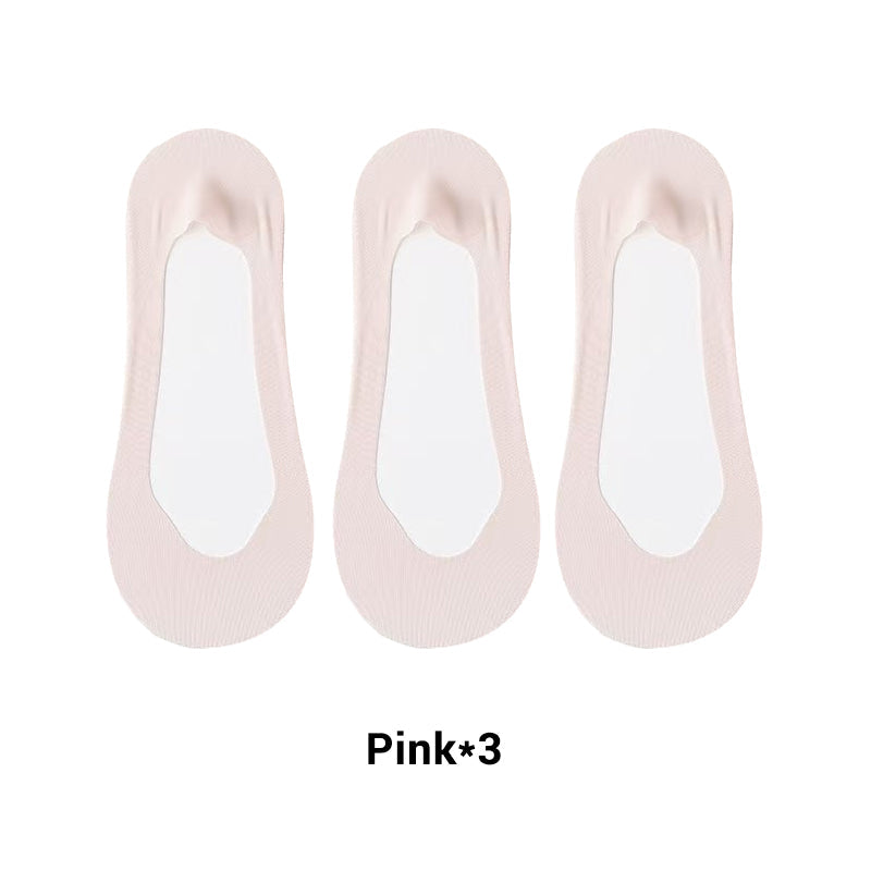 Women's Ultra-Invisible Sheer Mesh Low-Cut Boat Socks-12