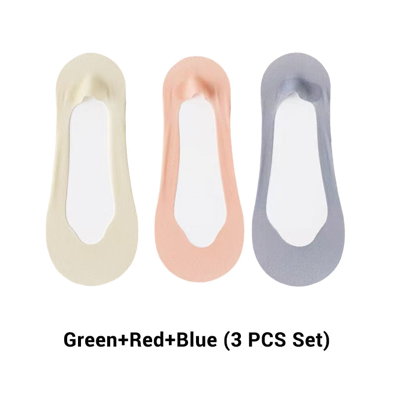 Women's Ultra-Invisible Sheer Mesh Low-Cut Boat Socks-20