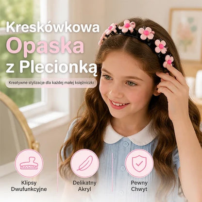 ✨Kup 1 i otrzymaj 2 gratis🎀Urocza pleciona spinka do włosów dla dzieci