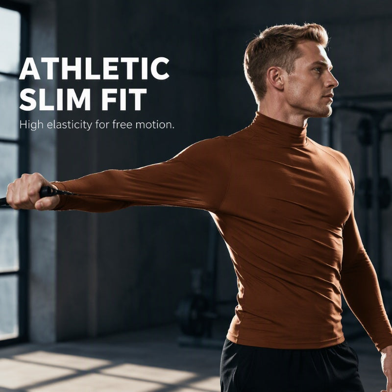 ✨🍂Men's Slim Fit Mock Turtleneck Top