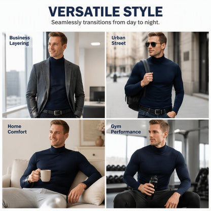 ✨🍂Men's Slim Fit Mock Turtleneck Top