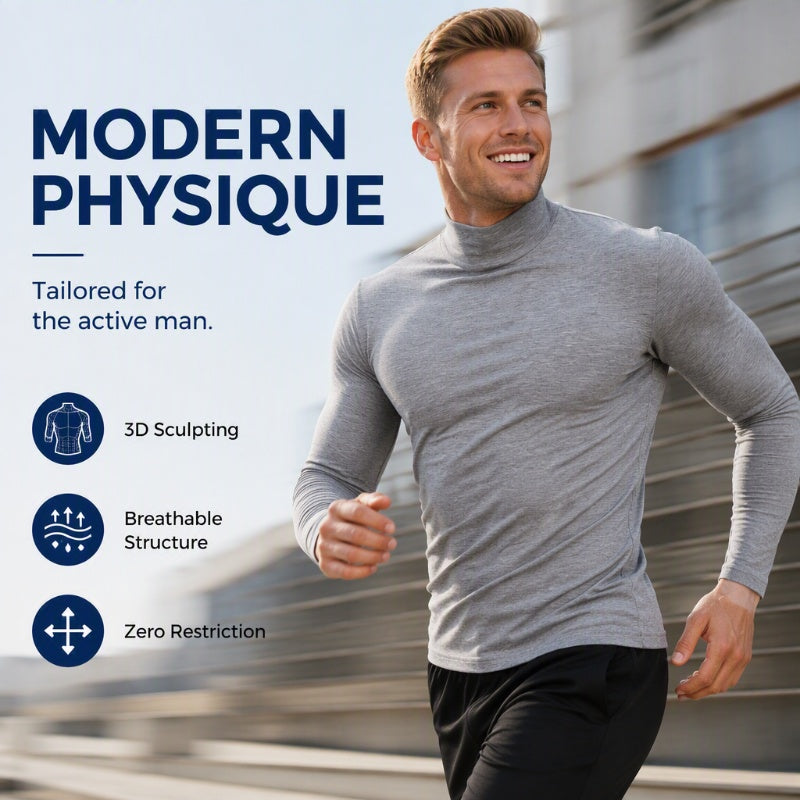 ✨🍂Men's Slim Fit Mock Turtleneck Top