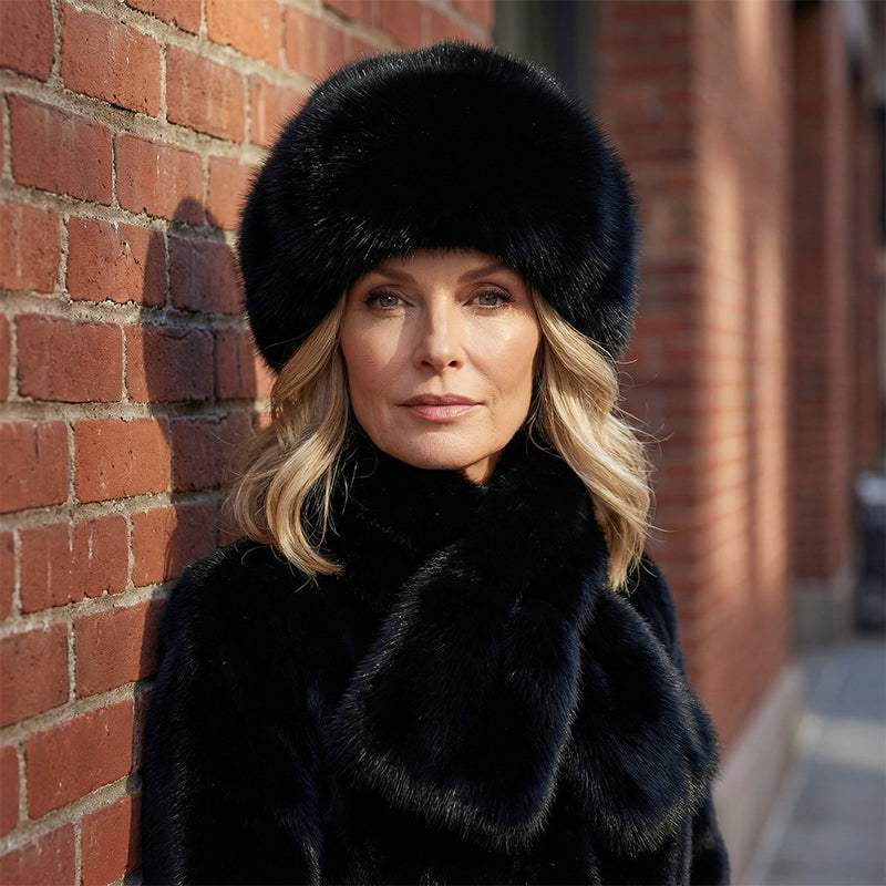 🌸Hot Sale 50% OFF🎩 Winter Plush Scarf & Hat Set –Full Head & Neck Coverage, Blocks Severe Cold