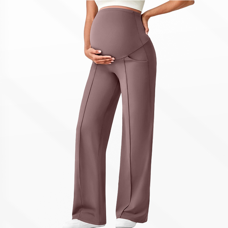🤰High-Waist Bump Support, Maternity Comfort – Pregnancy Lounge Pants, Secure & Cozy ✨