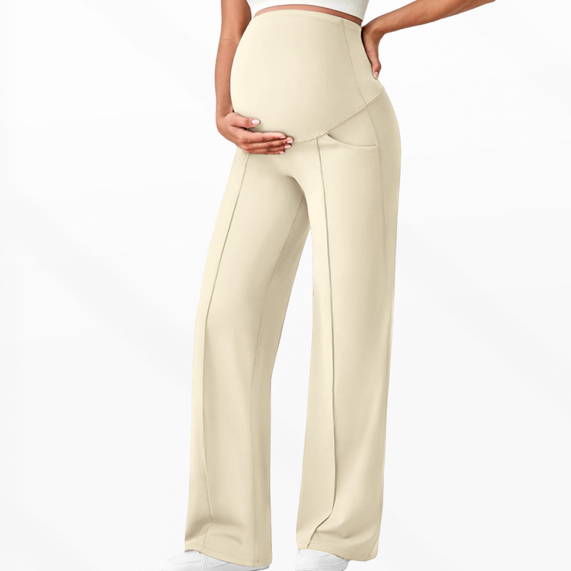 🤰High-Waist Bump Support, Maternity Comfort – Pregnancy Lounge Pants, Secure & Cozy ✨