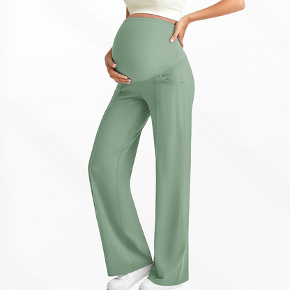 🤰High-Waist Bump Support, Maternity Comfort – Pregnancy Lounge Pants, Secure & Cozy ✨