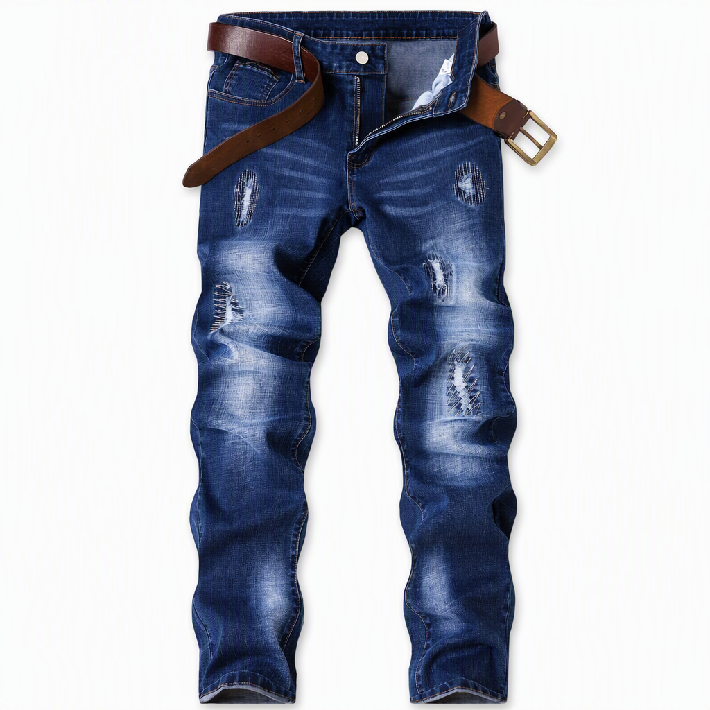 🔥50% off for a limited time🔥Men's Stretch Slim Fit Ripped Jeans