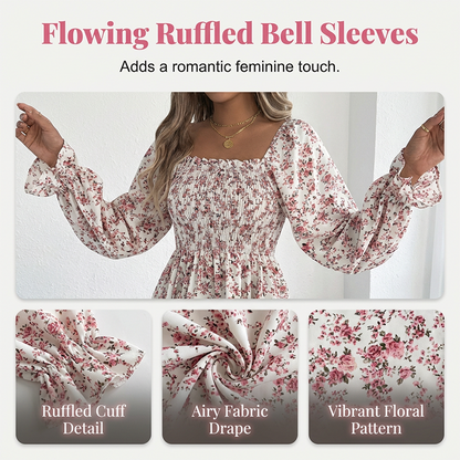 🌸 Women’s casual floral-print shirt – feminine, light and versatile