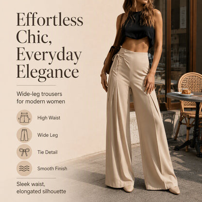 👖Women's Casual High-Waisted Wide-Leg Pants🛍️✨