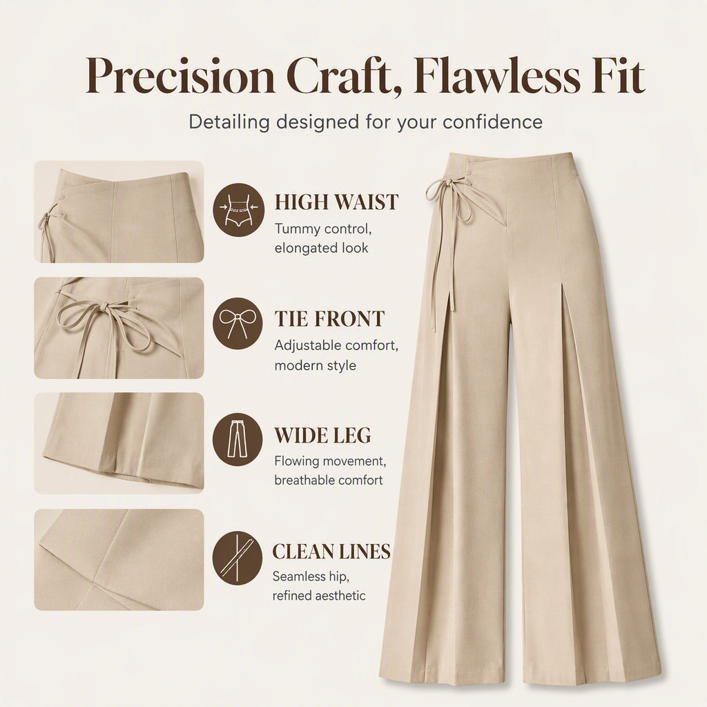 👖Women's Casual High-Waisted Wide-Leg Pants🛍️✨
