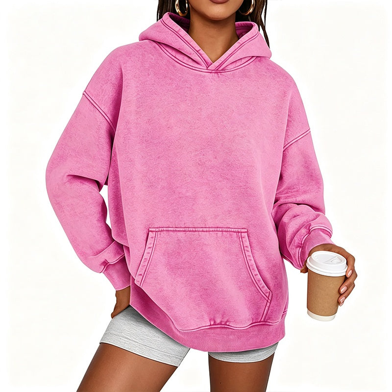 💖Unisex Casual Oversized Acid Wash Hoodie