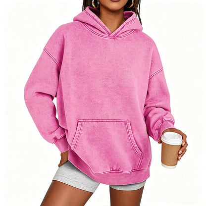 💖Unisex Casual Oversized Acid Wash Hoodie