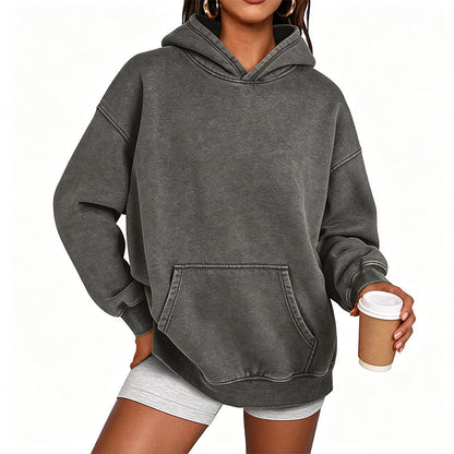 💖Unisex Casual Oversized Acid Wash Hoodie