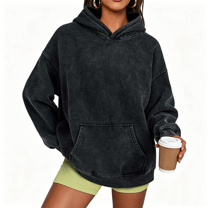 💖Unisex Casual Oversized Acid Wash Hoodie