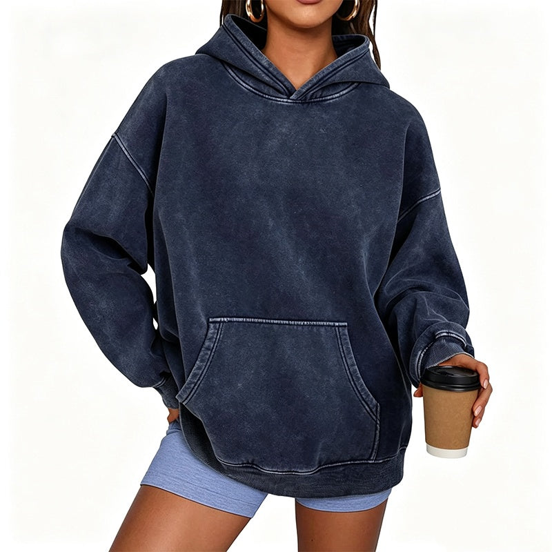 💖Unisex Casual Oversized Acid Wash Hoodie