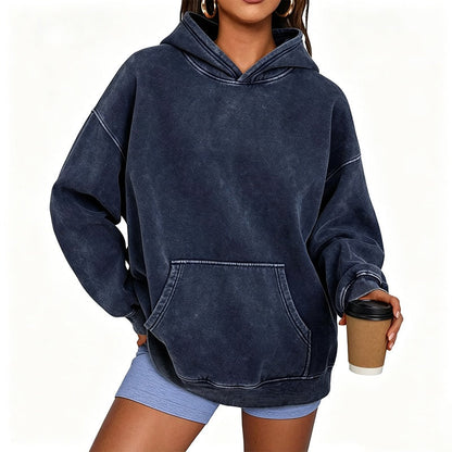💖Unisex Casual Oversized Acid Wash Hoodie