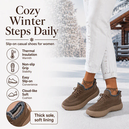 🔥👟Women's Casual Plush-Lined Winter Shoes