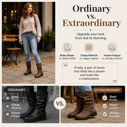 👢Women's Faux Suede Warm-Lined Mid-Calf Boots