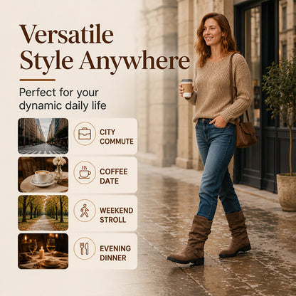 👢Women's Faux Suede Warm-Lined Mid-Calf Boots