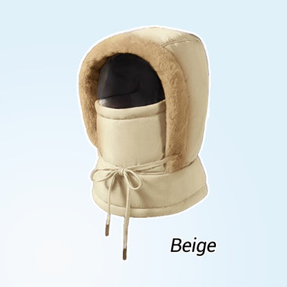 🔥Plush-lined Thickened Thermal Hat with Face Mask