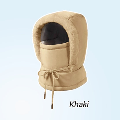 🔥Plush-lined Thickened Thermal Hat with Face Mask