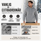 Herrars varm kabelstickad huvtröja för vinter-3