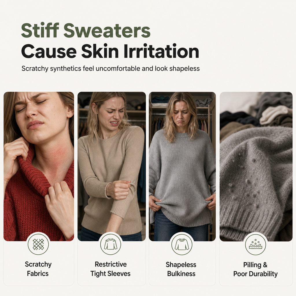 🌸50% OFF💖Women's Solid Color Knit Pullover Sweater