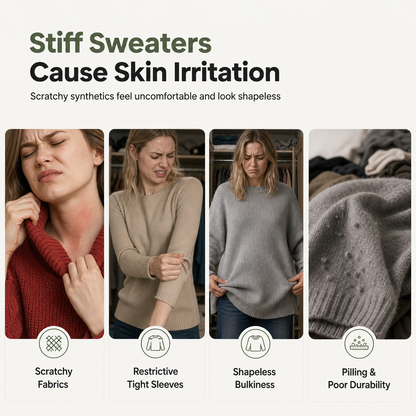 🌸50% OFF💖Women's Solid Color Knit Pullover Sweater