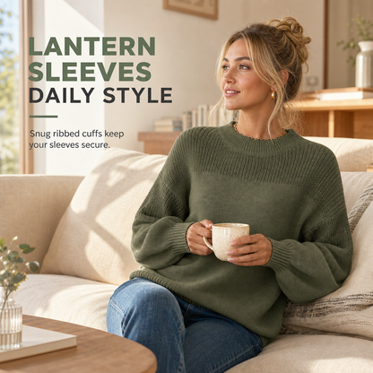 🌸50% OFF💖Women's Solid Color Knit Pullover Sweater