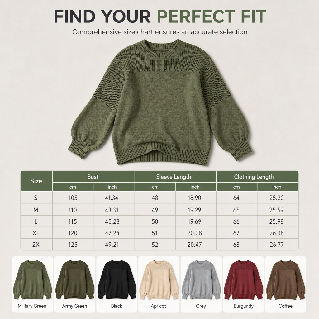 🌸50% OFF💖Women's Solid Color Knit Pullover Sweater