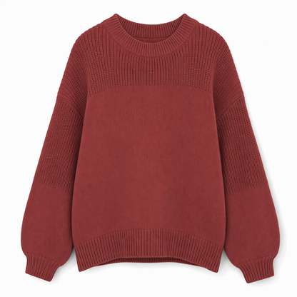 🌸50% OFF💖Women's Solid Color Knit Pullover Sweater