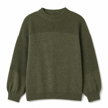 🌸50% OFF💖Women's Solid Color Knit Pullover Sweater