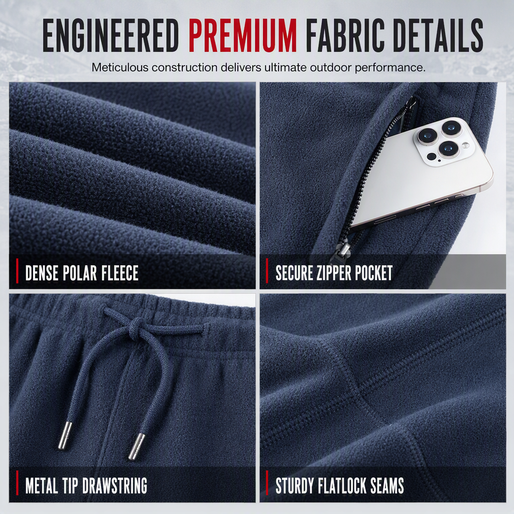 🔥50% OFF ❄️Unisex Thickened Warm Fleece Pants