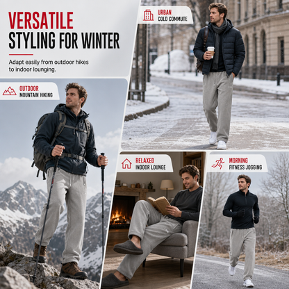 🔥50% OFF ❄️Unisex Thickened Warm Fleece Pants